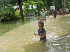 4 Hari Banjir Rendam Kampung Elles di Sorong Selatan, Warga Masih Terisolir