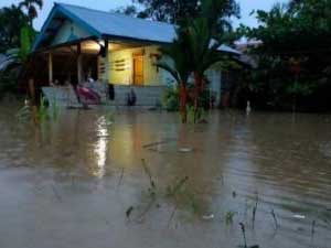 Banjir Landa Mentawai, Ketinggian Air Lebih 1 Meter